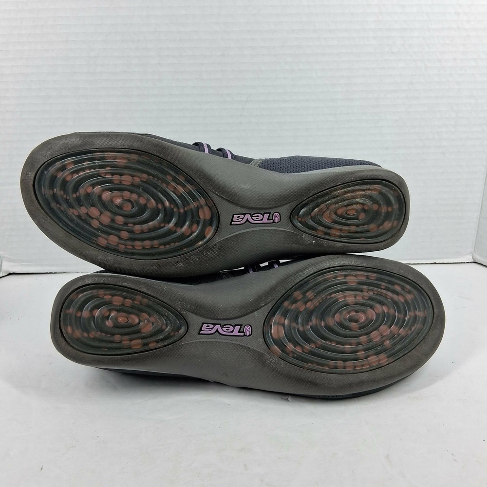 Teva Northwater Womens 9.5 Grey Lavender Mesh‎ Mary Jane Flats S/N 4190 - Picture 6 of 7